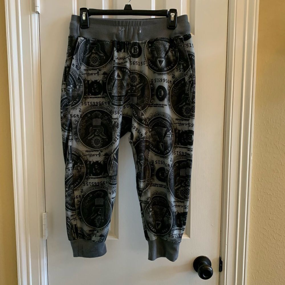 Riflessi knee length money jogger